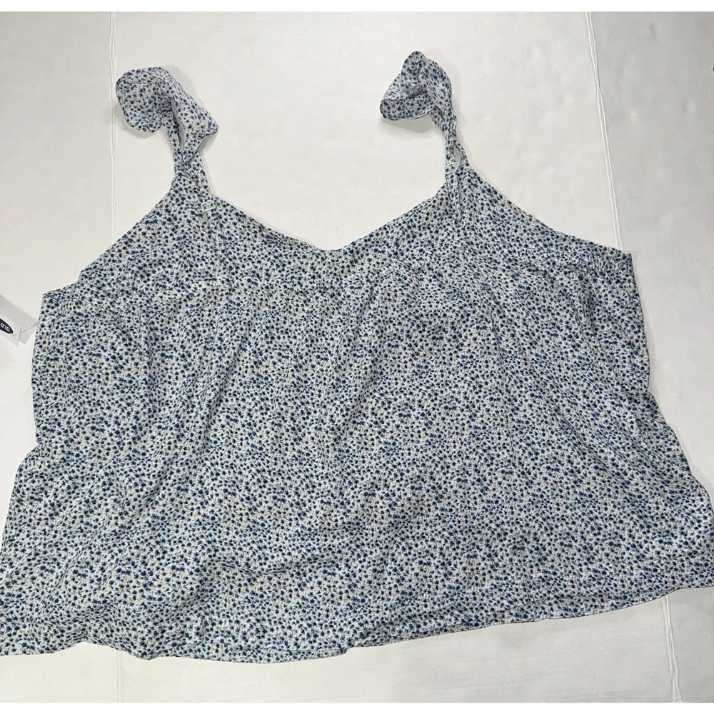 Old Navy Womens 4X‎ Pajama Top Woven Floral Lightweight Soft Comfy Cozy Lounge
